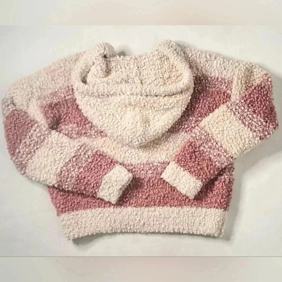 Hippie rose Knitted Fluffy Hooded Cropped Pullover Sweater Sz Small NWOT - Picture 7 of 9